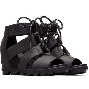 Sorel Joanie II Blace Lace Sandals Size 8 Women’s NEW